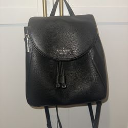 Black Kate Spade backpack 