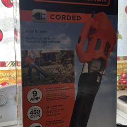 Black + Decker Axial Corded Leaf Blower
