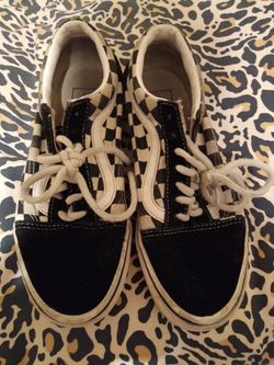 Black And White Checkered Vans