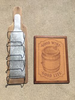Wine rack + good wine good life