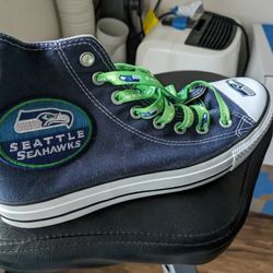 Nib Seahawks Converse Size9