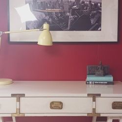 Mid Century Morris Small Writing Desk