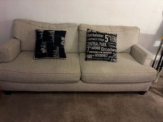 Beige couch