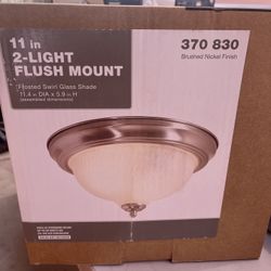 11 Inch Flush Mount Light Fixtures (2)