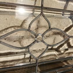 Leaded Vintage Glass Panel