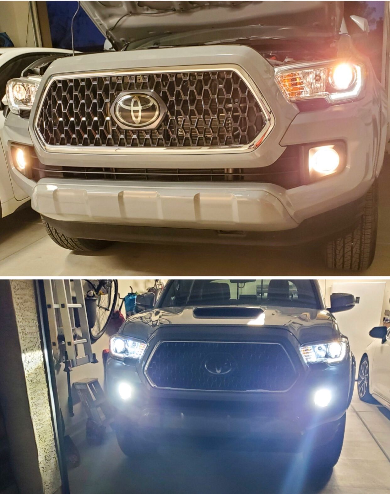 H3 LED Fogs Bulbs 6000K Xenon White, Extremely Bright 3030 Chips H3 LED Bulbs with Projector for Car Fog Lights, Daytime Running Lights DRL