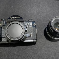 Canon A-1 35mm SLR Film Camera UNTESTED