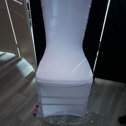 White Spandex Banquet Chair Covers