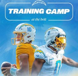 Chargers 2026 Training  camp at the Bolt July 30-Aug 8
