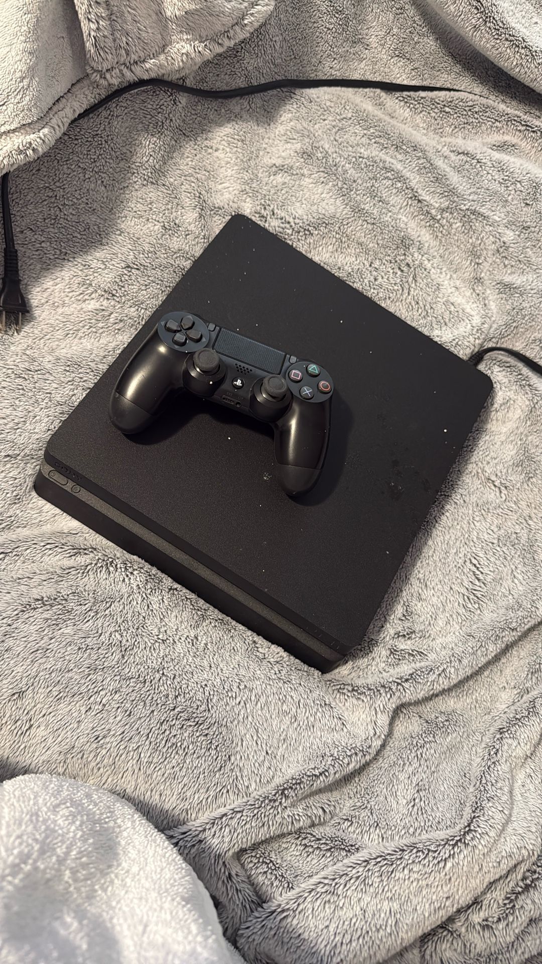 PS4 with controller