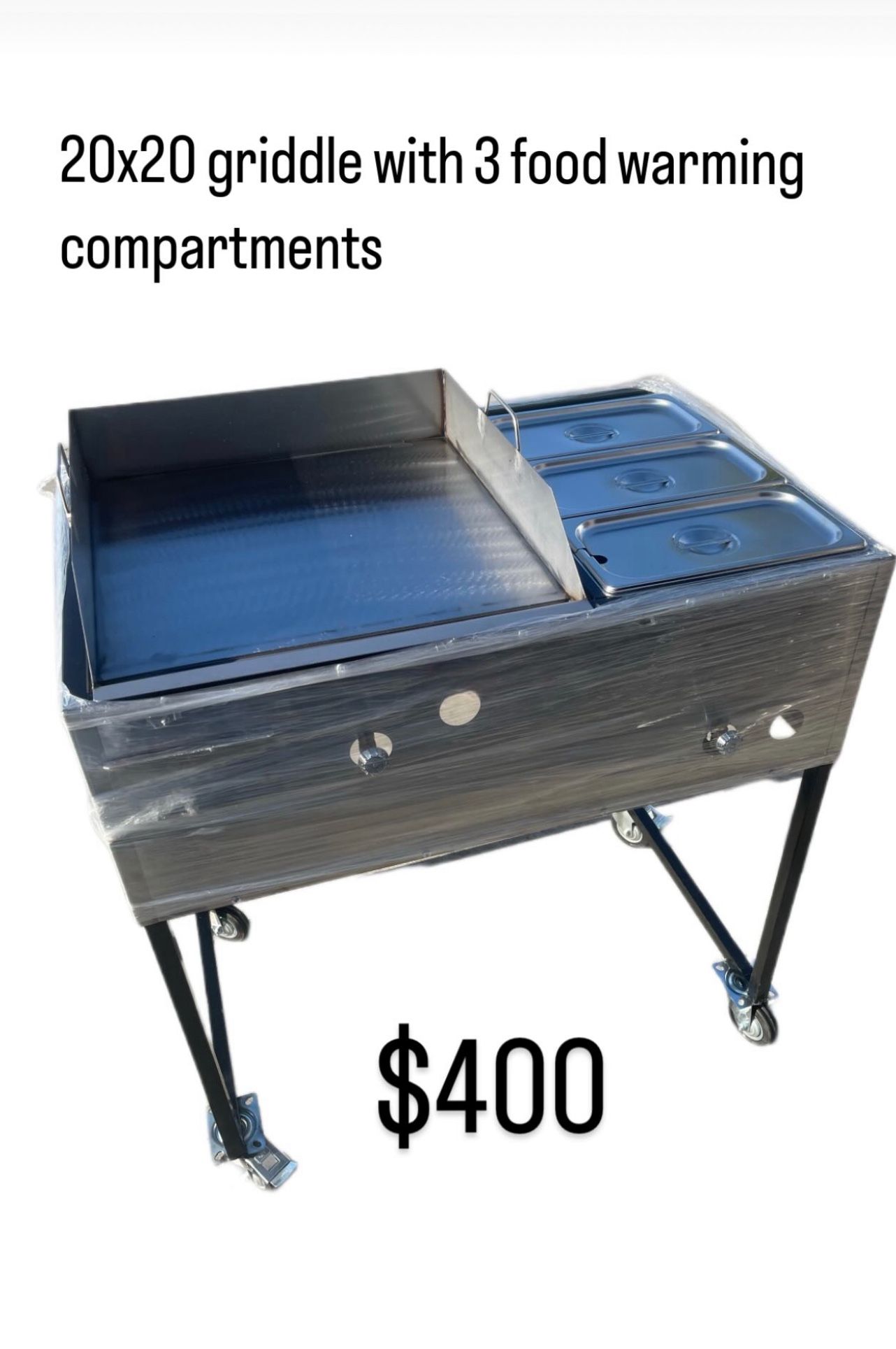 Taco Cart/ Catering Gridle/ High Presure Burners/ Food Warmers/ Plancha/ Comal/ Carro Taquero/ Party Supplies