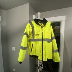 High Viz Winter Work Coat. 