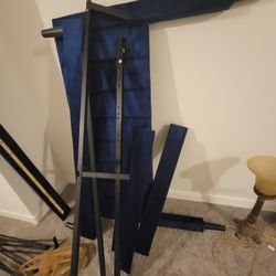 Blue Velvet Full Size Bed