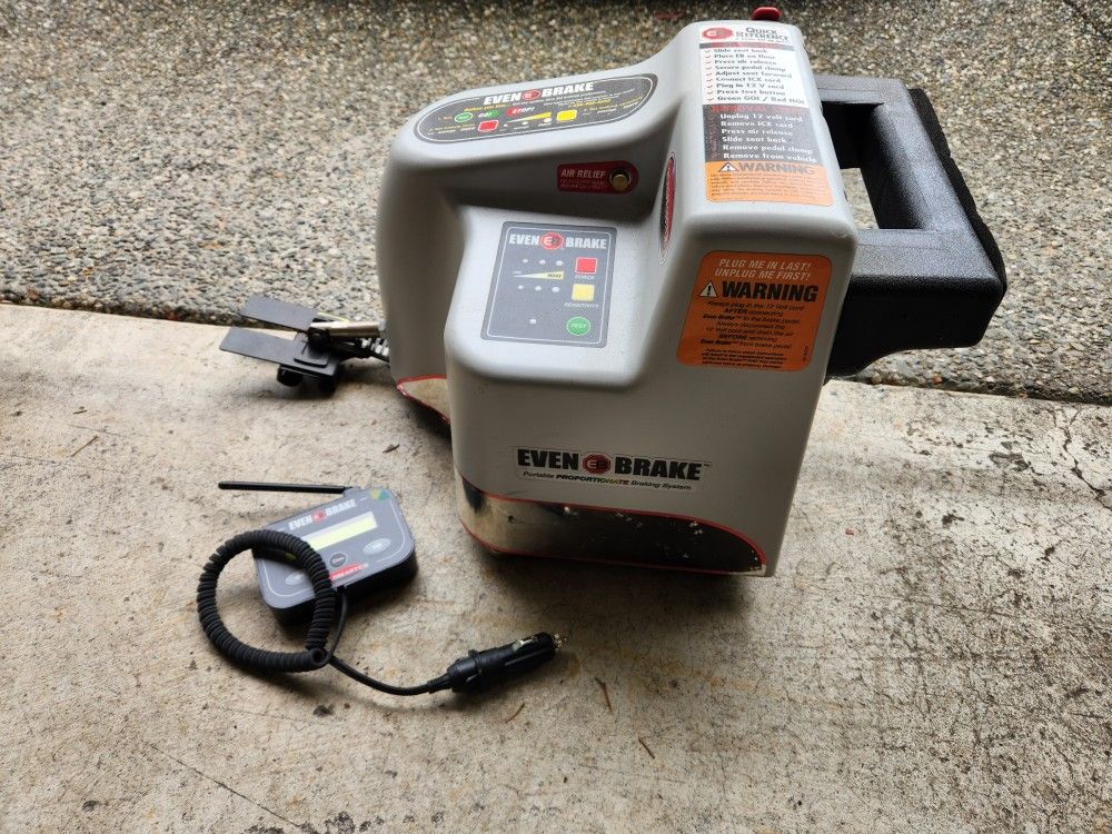 Roadmaster Even Break RV tow car braking system