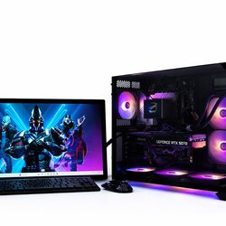 Custom RGB Gaming Desktop – RTX 5070 $0 Down Financing Available