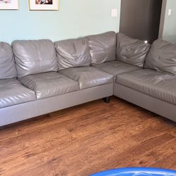 Grey sectional