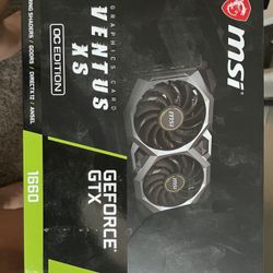 Nvidia GeForce GTX 1660 Ventus XS OC Edition GPU