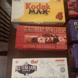 10 NASCAR 1:24 scale Action , Team Caliber and Racing  Champion 