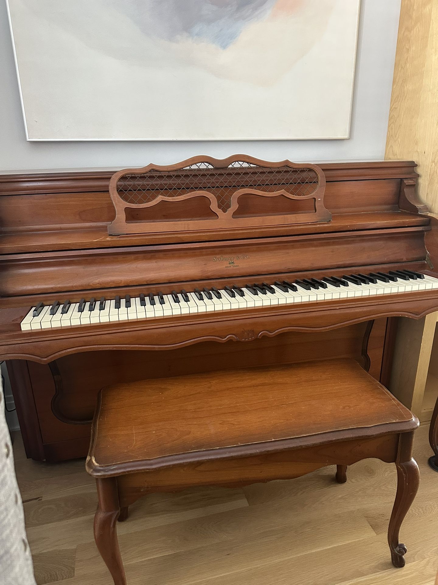 Sohmer&Co New York Piano With Banch With Extra Books