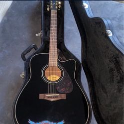 Yamaha FX335C Electric Acoustic Guitar & Hard Case 