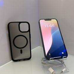 iPhone 13 128GB T-Mobile Locked - Blue + Case & Cable