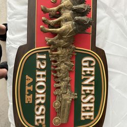 Genesee 12 Horse Ale Sign