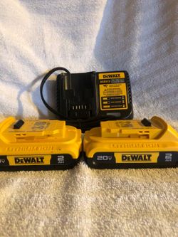 New dewalt batteries-Charger