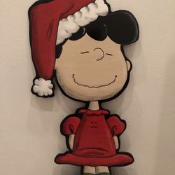 PEANUTS LUCY - CHRISTMAS LAWN ART YARD DECOR