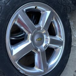 20” OEM LTZ CHEVY GMC RIMS TIRES 6x5.5