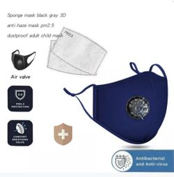 Protective Mask with Filtered Valve