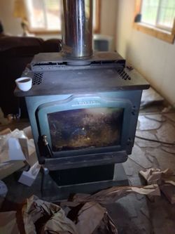Harman Dual Fuel Wood & Coal Stove – Perfect Condition with Blower