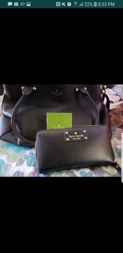Authentic kate spade bag and wallet
