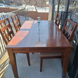 table and chairs