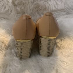 Calvin Klein Tan Heels Size 8