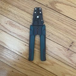 smseace Green Wire Crimping tool Wire crimper,stripper and cutterfor insulated/Bare/Heat Shrink connectors(22-10 AWG) Multifunctional stripping crimpi