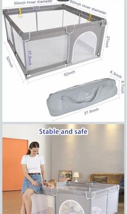 Portable foldable playpen
