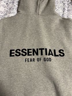 Essentials hoodie gray