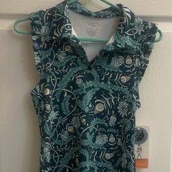 Brand New Peacock Garden Golf & Tennis Top Size XS 
