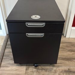 Black File Cabinet