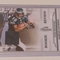 DeSean Jackson 2009 Jersey Rookie Card Patch Philadelphia Eagles 