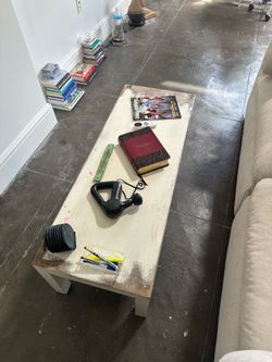 Artists Wooden Coffee Table