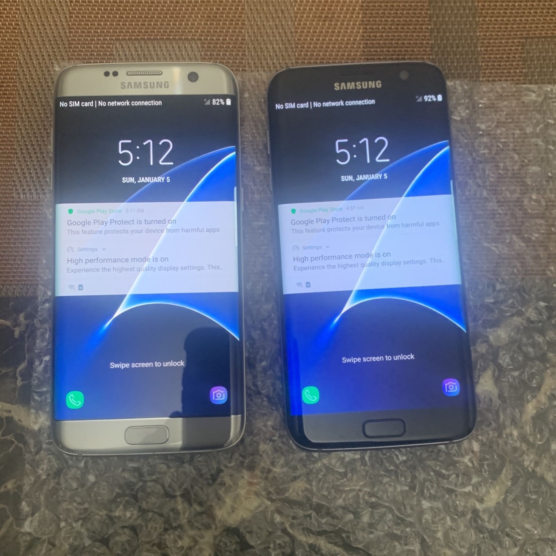 (A Lot Of 2)Samsung Galaxy S7 edge 32gb Unlocked GSM Phone For US Zander Overseas