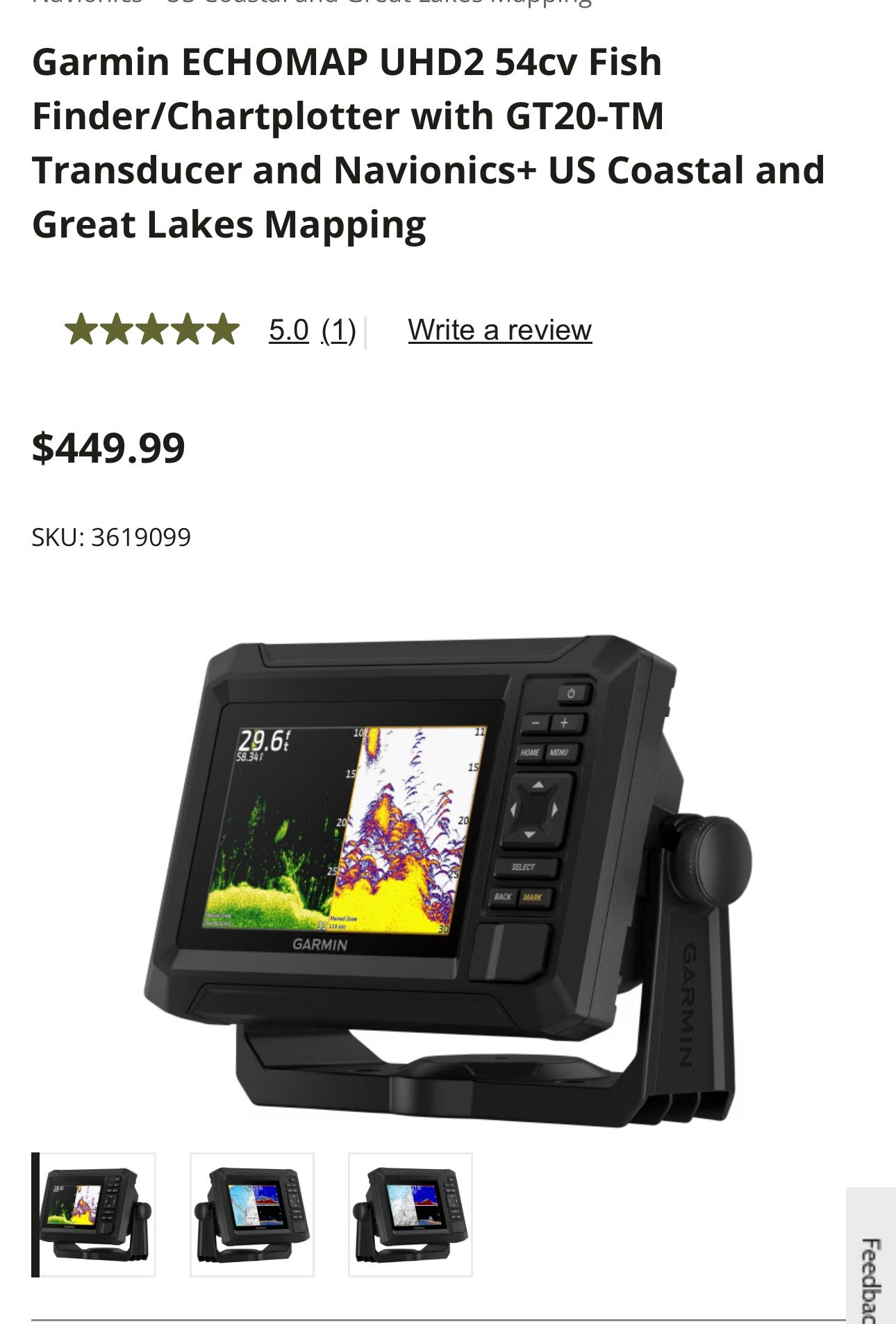 Garmin Echo Map