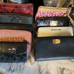 Wallets Mk Y Coach Auténticas 