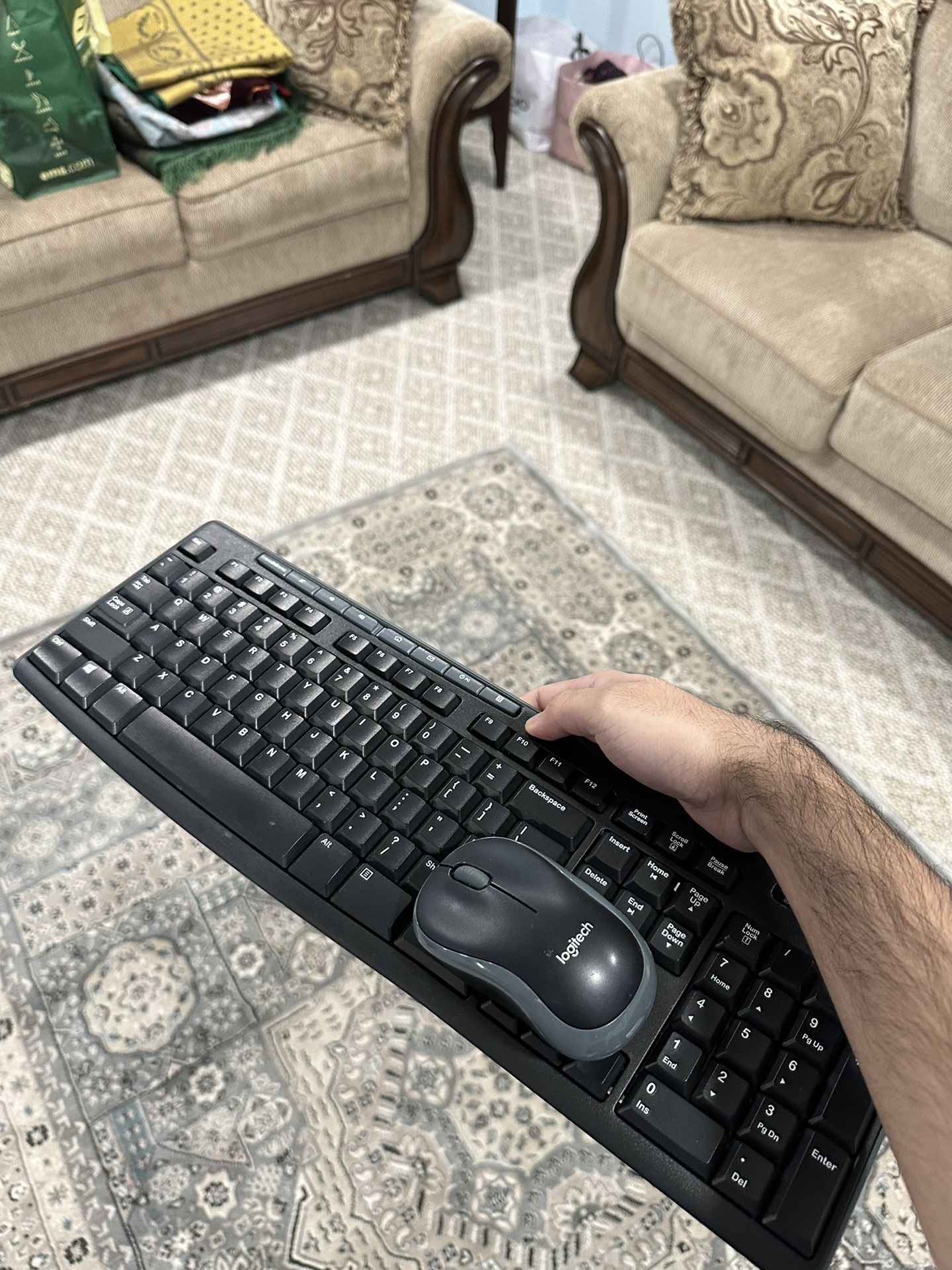Logitech Keyboard Mouse Combo Wireless M
