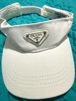 Prada white visor