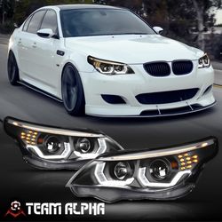 2004-2007 bmw e60 headlights