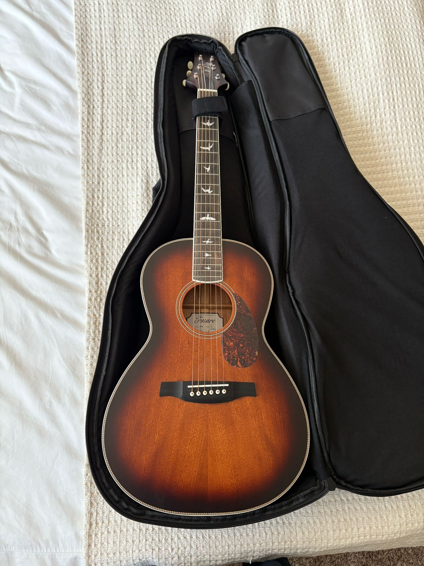 PRS SE Parlor Acoustic Guitar - Tobacco Sunburst