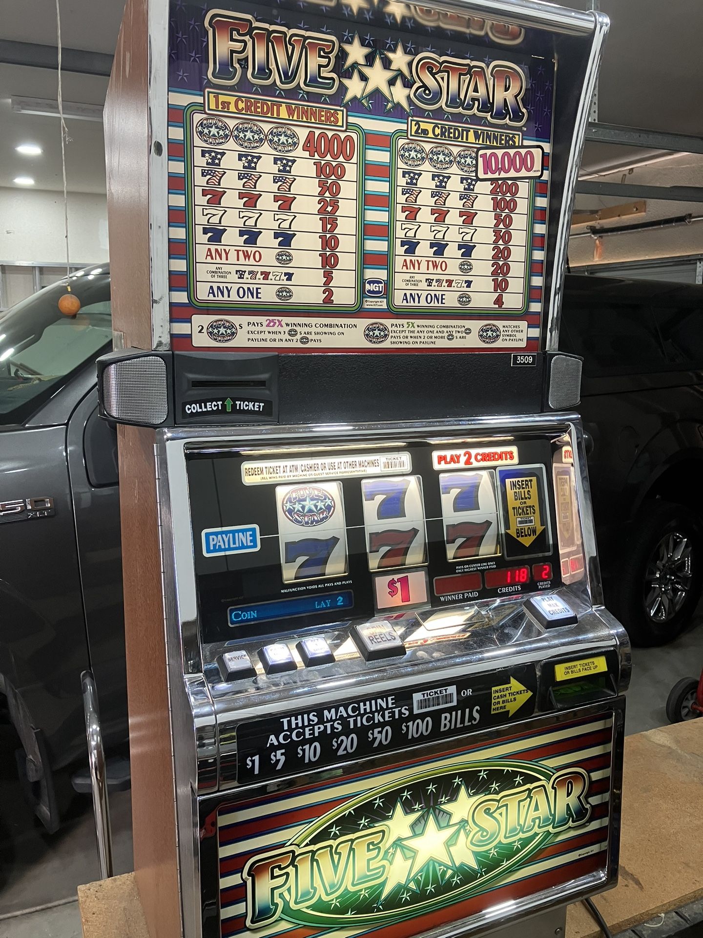 Igt 5 Star Slot Machine