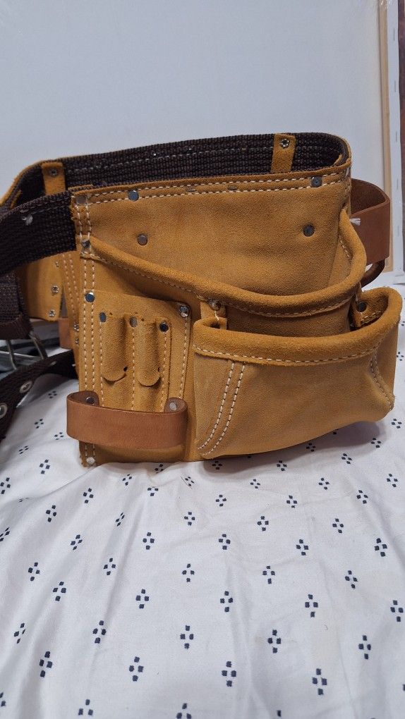 Genuine Leather Tool Belt 